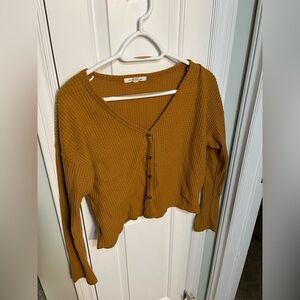 Caution To The Wind Amber Knit Cardigan